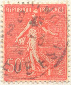 Republique française postes rojo