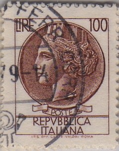 Moneda de Siracusa-1954