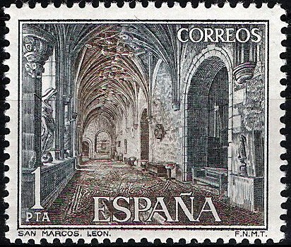 2334 Paradores Nacionales. Hostal de San Marcos, León.