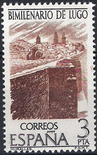2357 Bimilenario de Lugo. Murallas.