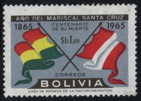 Conmemoracion del centenario de la muerte del Mariscal Andres de Santa Cruz