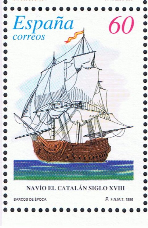 Edifil  3414   Barcos de Epoca  