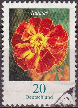 ALEMANIA 2005 Scott 2309 Sello Flora Flor Tagetes (marigold) 20 Usado Allemagne Duitsland Germania G