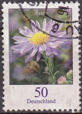 ALEMANIA 2005 Scott 2312 Sello Serie Basica Flor Aster 50 Usado Michel 2480 Allemagne Duitsland Germ