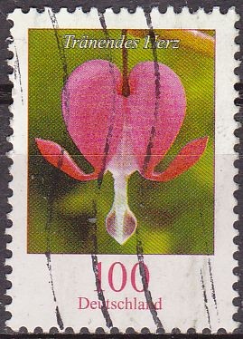 ALEMANIA 2005 Scott 2320 Sello Flora Flor Tränendes Herz (Bleeding heart) Usado  Michel 2547Allemagn