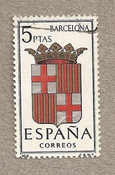 Escudo capitales de  provincias:Barcelona