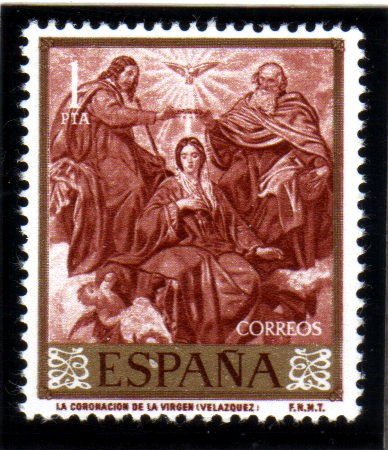 1959 Velazquez : coronacion de la virgen