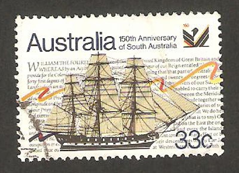 150 anivº del sur de Australia, navio