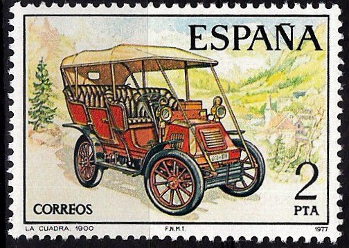 2409 Automóviles antiguos españoles. La Cuadra.
