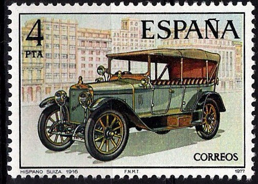 2410 Automóviles antiguos españoles. Hispano Suiza.
