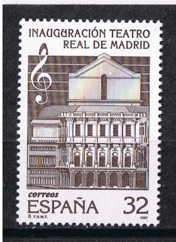 Edifil  3515  Inauguración del Teatro Real de Madrid.  