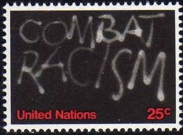 ONU NEW YORK 1977 288 Sello Nuevo ** Combatir el Racismo 25c