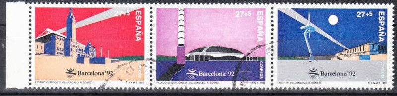 ESPAÑA 1992 3215/7 Sellos JJOO Barcelona usados