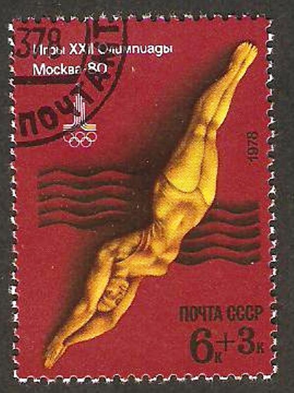 Olimpiada Moscu 80, natación