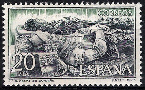 2445 Mnastyerio de San Pedro de Cardeña. Sepulcros de El Cid y Doña Jimena.