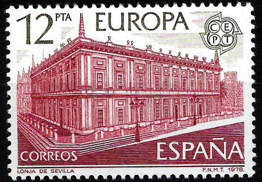 2475 Europa-CEPT. Lonja de Sevilla.