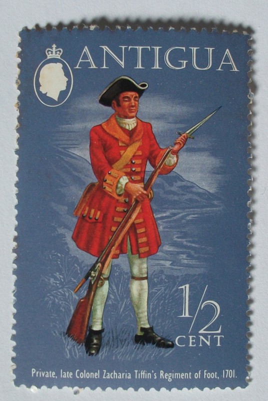 Coronel Zacarias Tifins, regimiento de a pie, 1701