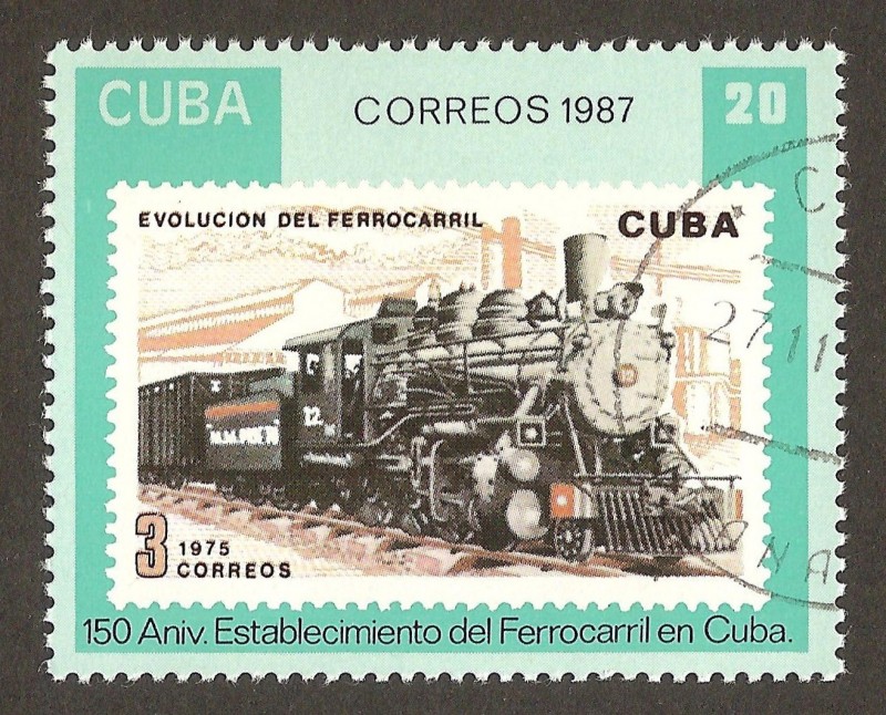 establecimiento ferrocarril en Cuba