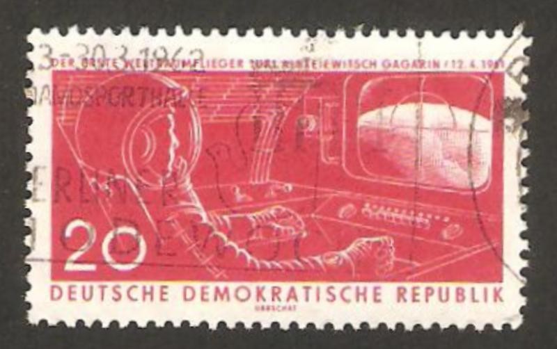 primer cosmonautoa sovietico en el espacio, gagarine