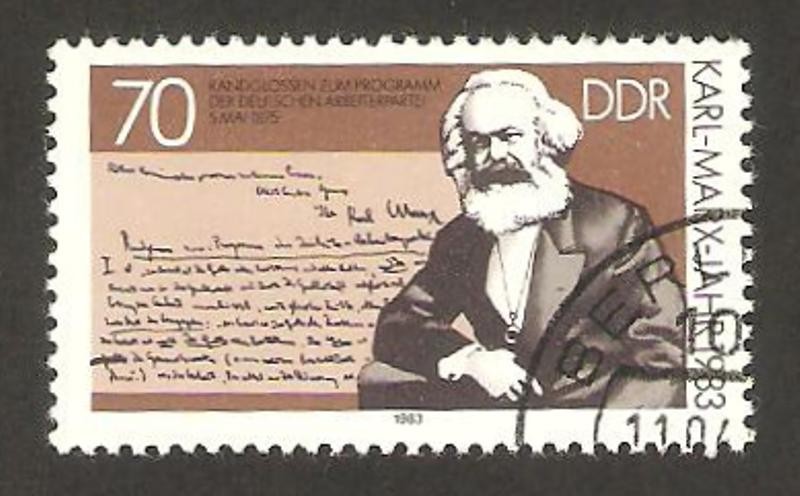 2431 - Centº de la muerte de Karl Marx