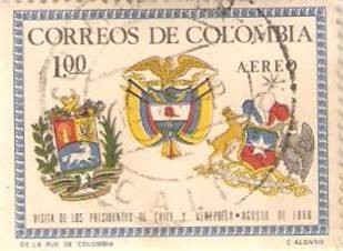 VISITA DE LOS PRESIDENTE 4. CHILE Y VENEZUELA AGOSTO DEL 1956
