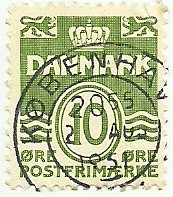 Dinarmarca 1950 10 ore