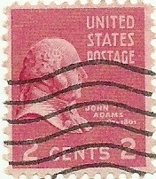 John Adams 1938 2¢