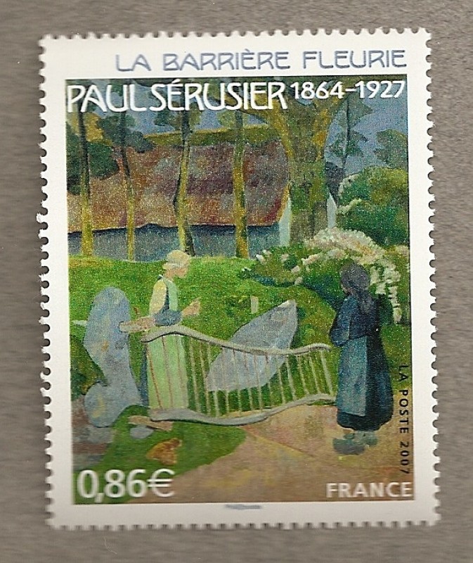 La barrera florida de Paul Serusier