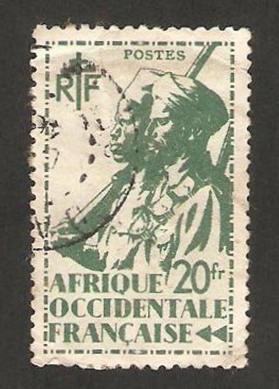 África occidental francesa, fusilero senegales