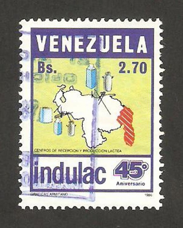 45 anivº de indulac, industria lactea venezolana