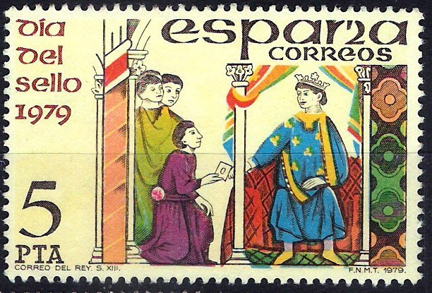 2526 Día del sello. Correo del Rey, siglo XIII.