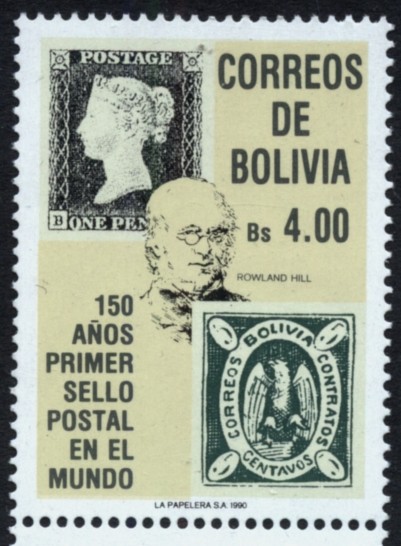 150 Aniversario del primer sello postal