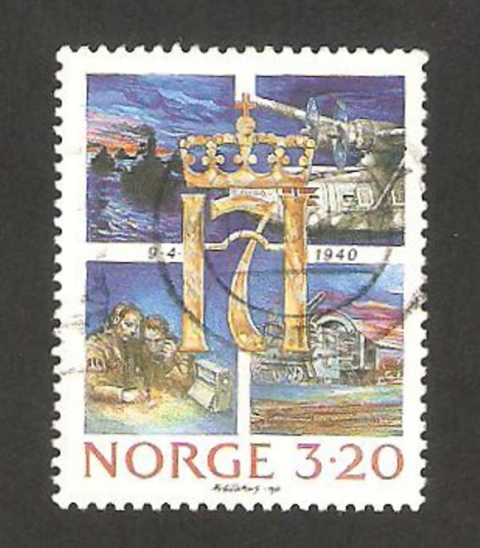 50 anivº de la invasión nazi a noruega