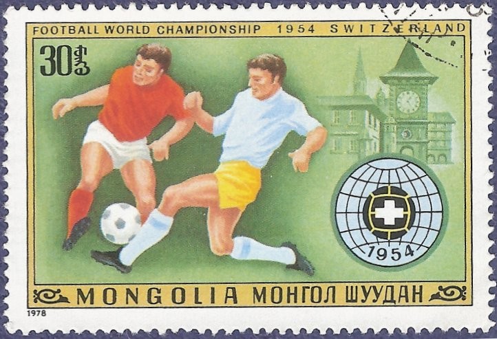 MONGOLIA Football World Ch. 1954 30