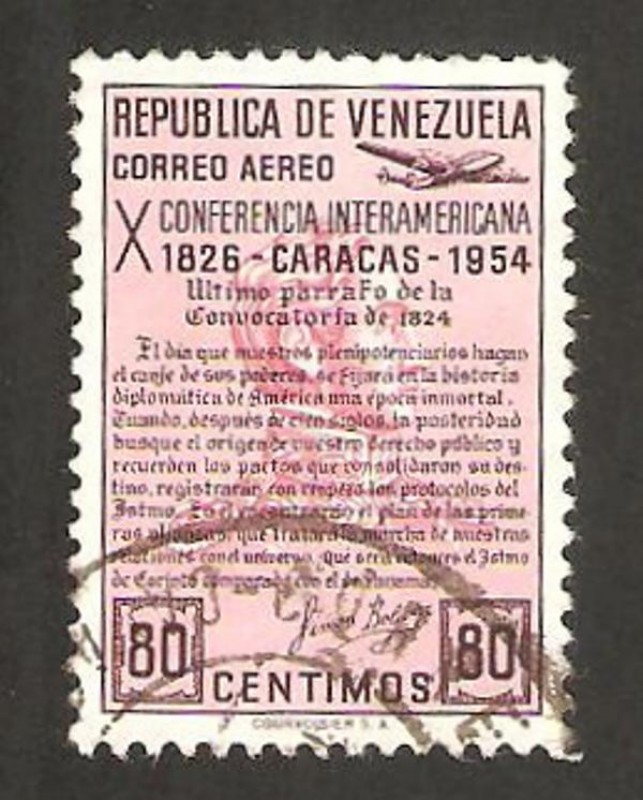 conferencia interamericana en caracas