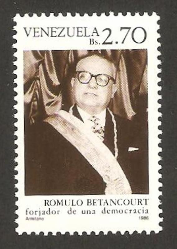 romulo betancourt, forjador de una democracia, condecoraciones