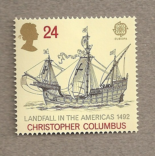 Llegada Cristobal Colón a América