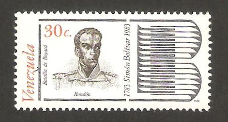 II centº del nacimiento de simón bolívar, coronel juan jose rondon