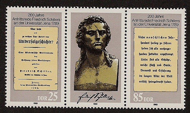 Friedrich Schillers - discurso inaugural Univesidad de Jena ---  200 aniversº