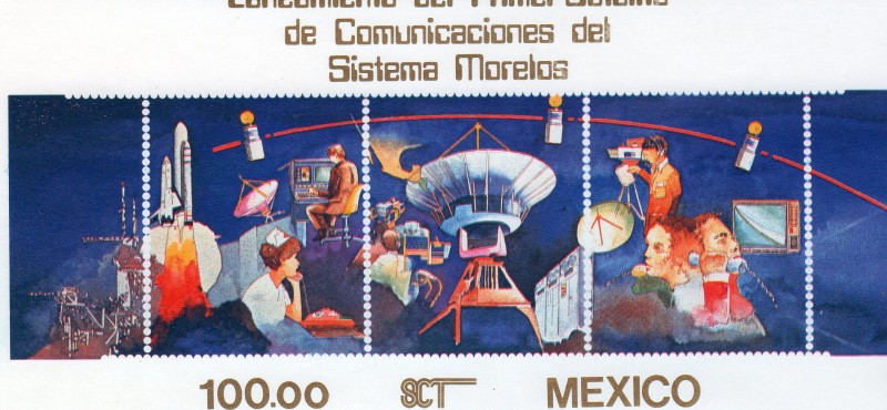 Lanzamiento del primer Satelite de Comunicaciones del Sistema Morelos