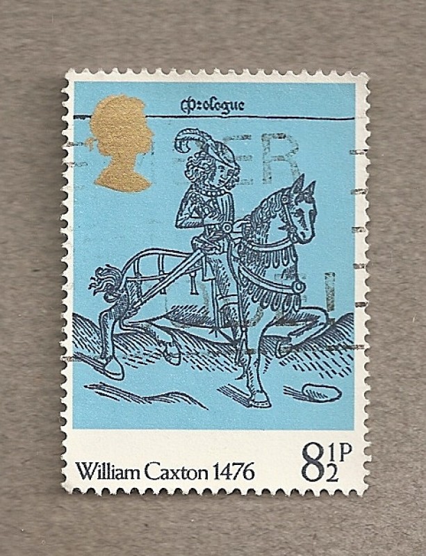 William Caxton de los Cuentos de Canterbury