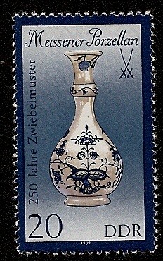 Porcelana cebolla-azul de Meissen