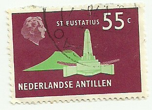 ST EUSTATIUS 1958 55c