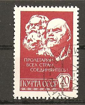 Karl Marx y Lenin.