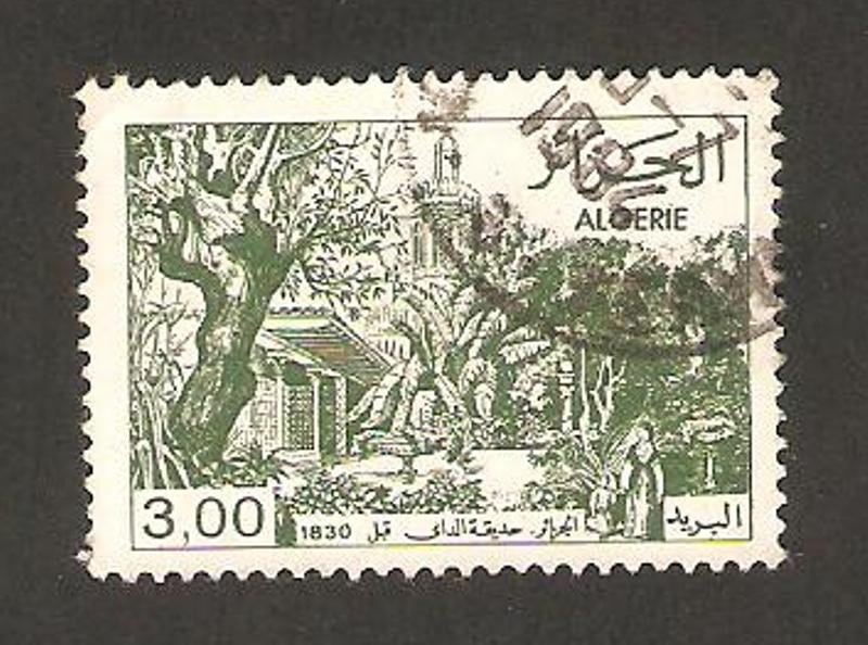 jardín de Dey en Argel