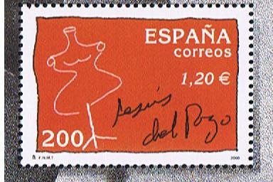 Edifil  3759  Exposición Mundial de Filatekia ESPAÑA ¨2000  Personajes Populares  
