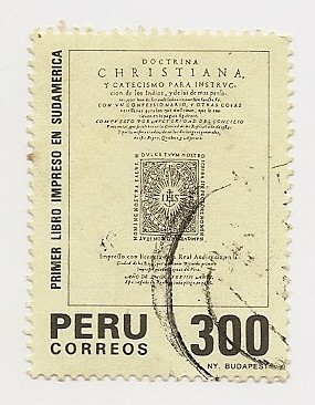 Primer Libro Impreso en Sudamérica