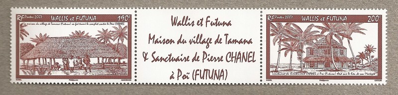 Casa del pueblo de Tamana y Santuario Pierre Chanel