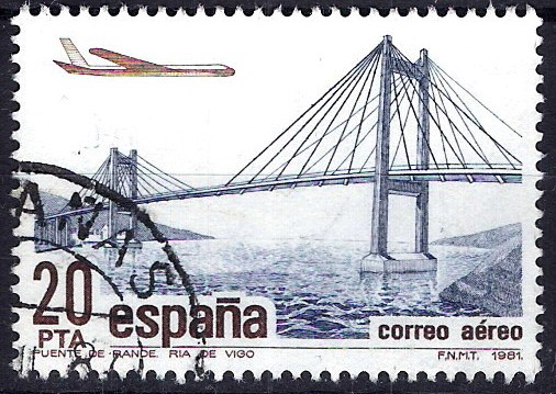 2636  Puente de Rande, sobre Ría de Vigo, Pontevedra.