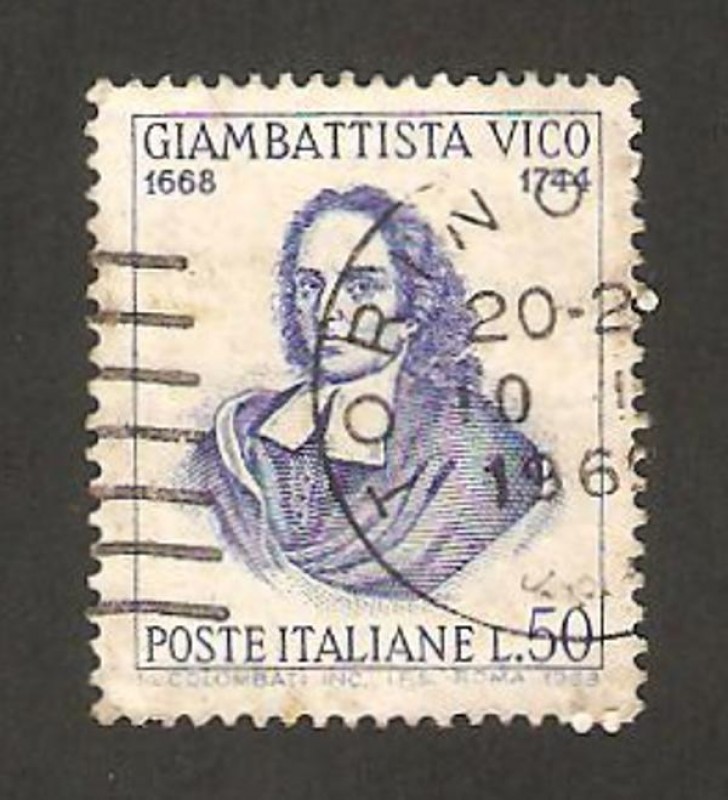 III centº del nacimiento de giambattista vico, filósofo